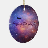 宇宙の飛行機のオーナメント セラミックオーナメント (右)