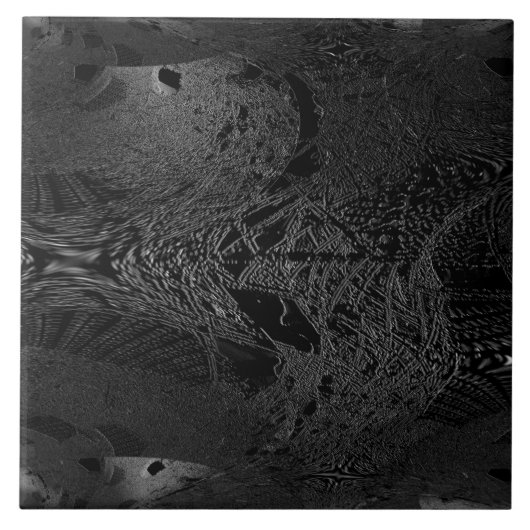 宇宙の高い黒いセラミックの一部 タイル (正面)