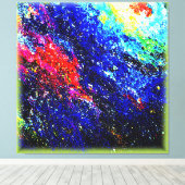 宇宙の魅惑的な色。買今 キャンバスプリント (インサイチュ (ウッドフロア))