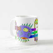 宇宙の魚 コーヒーマグカップ (正面左)