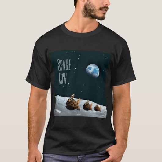 宇宙の魚 Tシャツ (正面)