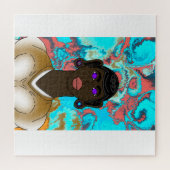 宇宙の鳥、愛のエネルギー ジグソーパズル (横)