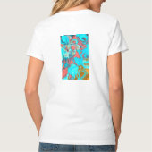 宇宙の鳥、愛のエネルギー Tシャツ (裏面)