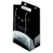 宇宙の5つの月段階の地球 スモールペーパーバッグ (正面アングル)