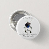 宇宙のBugzボタン#1 缶バッジ (正面&裏面)