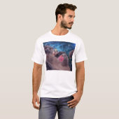 宇宙のDerpメガ猫 Tシャツ (正面フル)
