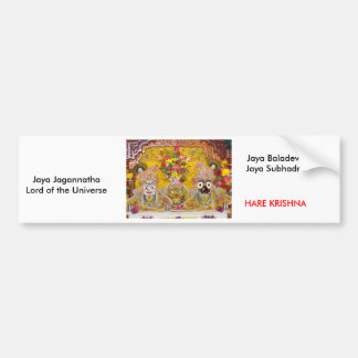 宇宙のJaya Jagannathaの主、… バンパーステッカー