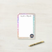 宇宙のMitzvot Post-itに関する注意 ポストイット (デスク上)