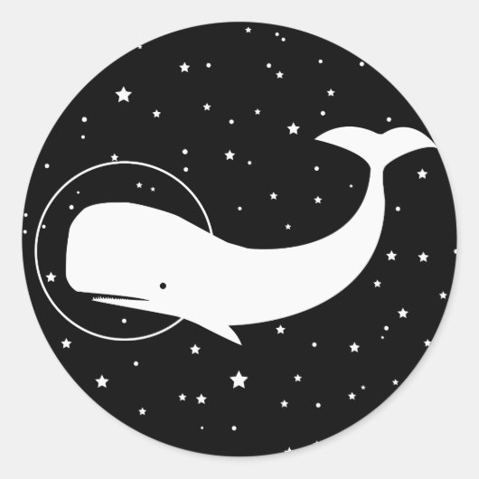 宇宙のMoby ラウンドシール (正面)