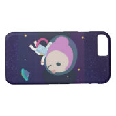宇宙のQkidsの電話箱Momo Case-Mate iPhoneケース (裏面(横))