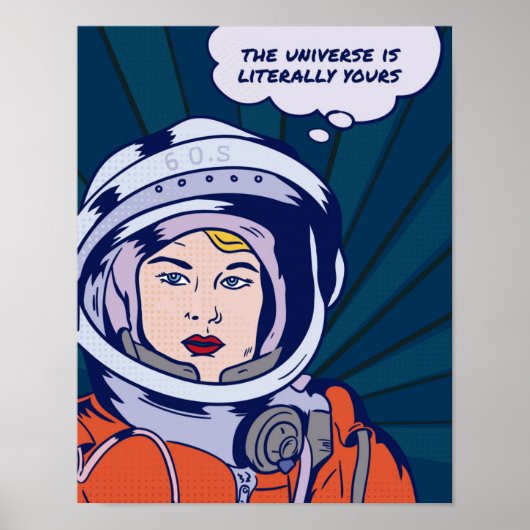 宇宙はあなたのもので、インスピレーションに満ちている ポスター (正面)