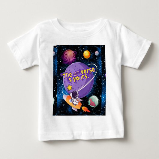 宇宙はあなたのもの ベビーTシャツ (正面)