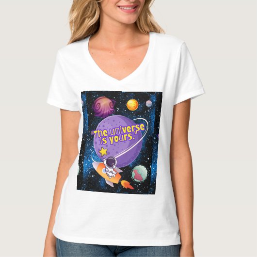 宇宙はあなたのもの Tシャツ (正面)