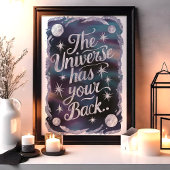 宇宙はあなたの背部の宇宙ウォールアートを持っている ポスター