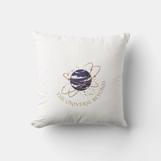 宇宙はその先へロンTシャツ クッション (正面)