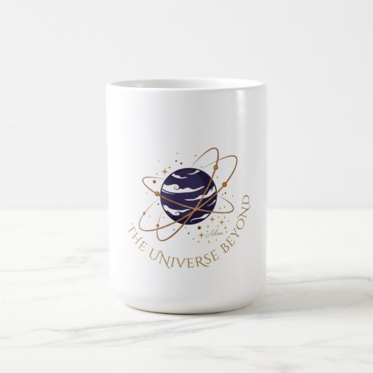 宇宙はるか彼方 ロングスリーブTシャツ コーヒーマグカップ (中央)