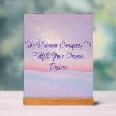 宇宙はアクリル徴候を共謀する アクリルサイン (ニュートラル)