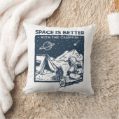 宇宙はキャンプファイアの方が良い クッション (ブランケット)