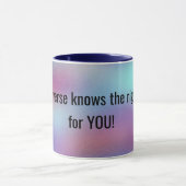 宇宙はコーヒーを知っクールてい感動的る引用文 マグカップ (中央)