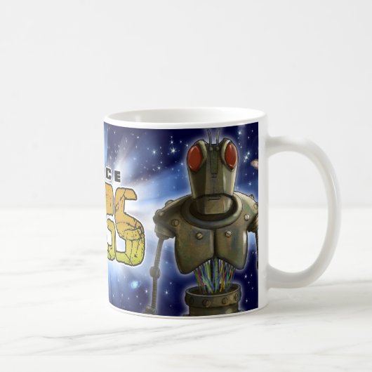 宇宙はゼータのマグを煩わせます コーヒーマグカップ (右)