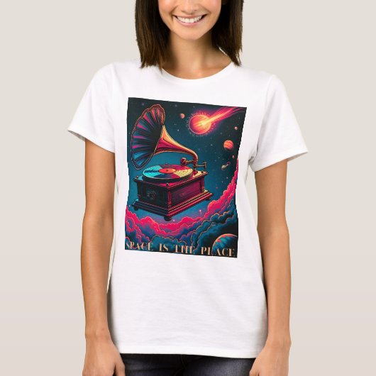 宇宙は場所 Tシャツ (正面)