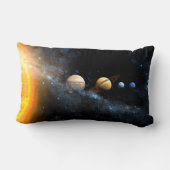 宇宙は太陽系を緩和します ランバークッション (裏面)