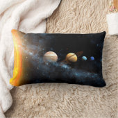 宇宙は太陽系を緩和します ランバークッション (ブランケット)