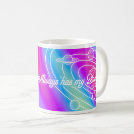 宇宙は常に私の背中を持っている コーヒーマグカップ