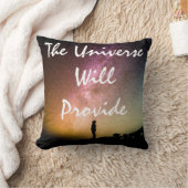 宇宙は星空と人を提供する クッション (ブランケット)