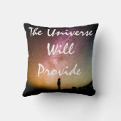 宇宙は星空と人を提供する クッション (裏面)