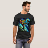 宇宙は最後のフロンティア ブラジルの宇宙飛行士#1 Tシャツ (正面フル)
