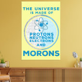 宇宙は月で出来ている キャンバスプリント (インサイチュ (リビング))