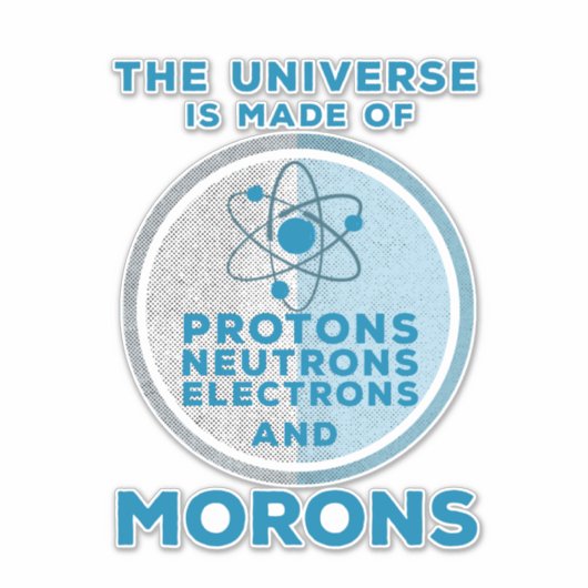 宇宙は月で出来ている シール (正面)