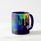 宇宙は溶けている – マグカップ (正面右)