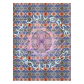 宇宙は無限の未来的フラクタル テーブルクロス (正面)