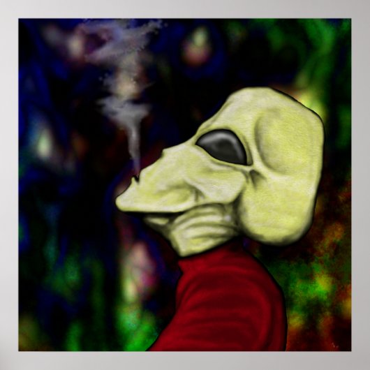 「宇宙は煙で一杯…」 ポスター (正面)