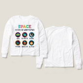 宇宙は私たちをワクワクさせてくれる (デザイン 正面&背面)