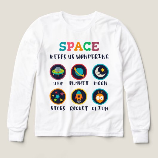 宇宙は私たちをワクワクさせてくれる (デザイン正面)