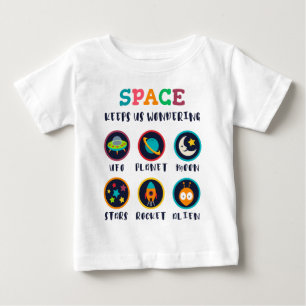 宇宙は私たちをワクワクさせてくれる ベビーTシャツ