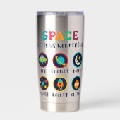 宇宙は私たちをワクワクさせてくれる 保温保冷タンブラー (背面)