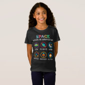 宇宙は私たちをワクワクさせてくれる Tシャツ (正面フル)