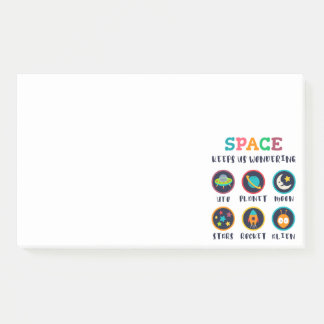 宇宙は私たちを不思議に思わせる ポストイット