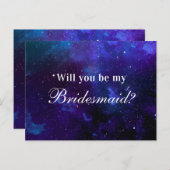 宇宙は私の花嫁のメイドになる。夜星 ポストカード (正面/裏面)