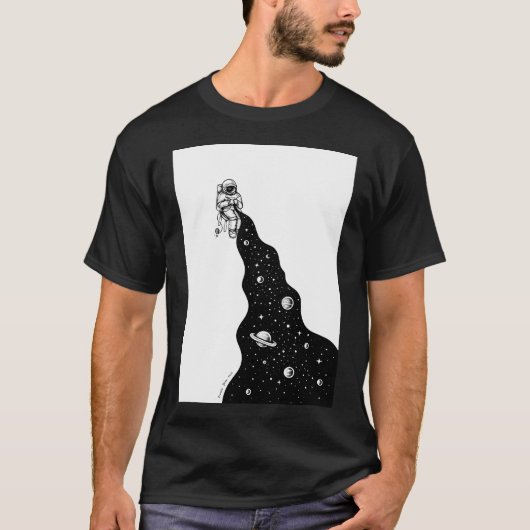 宇宙は編まれている Tシャツ (正面)