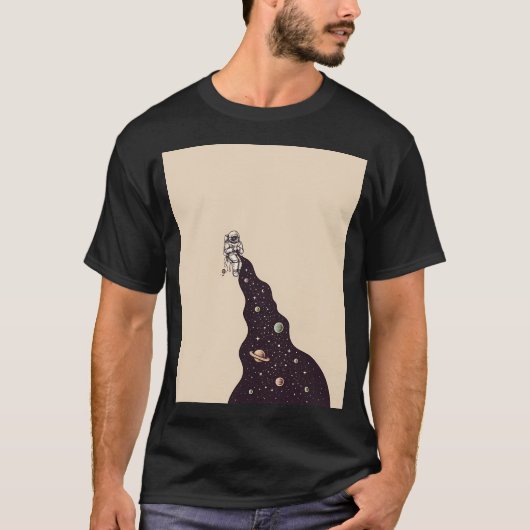 宇宙は編まれている Tシャツ (正面)