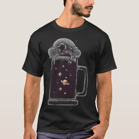 宇宙は輝いている Tシャツ (正面)