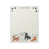 宇宙は野生動物宇宙飛行士の筆記用紙 ノートパッド (回転)