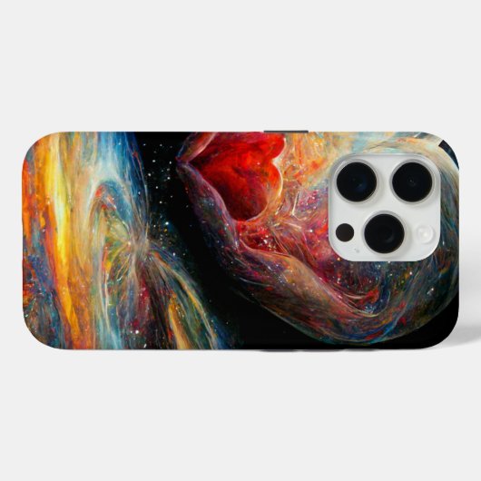 宇宙はAlive_Digital Art Iphone 15ケース Case-Mate iPhoneケース (裏面 (横))