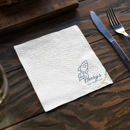 宇宙へのバースデーパーティー スタンダードランチョンナプキン