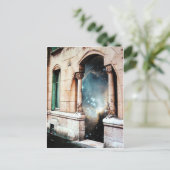 宇宙への入口は宇宙の建物のゲートを主演します ポストカード (スタンド正面)